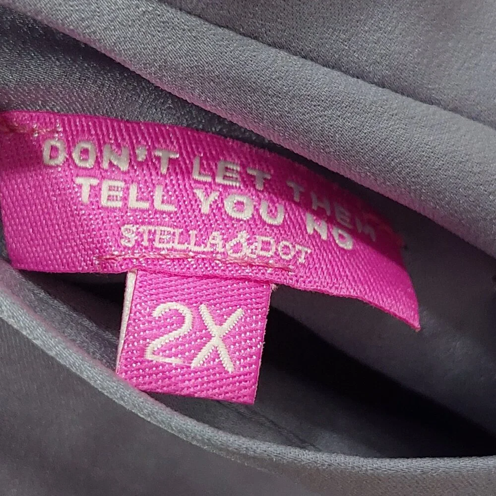 Stella & Dot Women's 2X Reversible Bomber - Picture 5 of 8